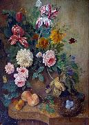 unknow artist Still life with flowers oil painting on canvas